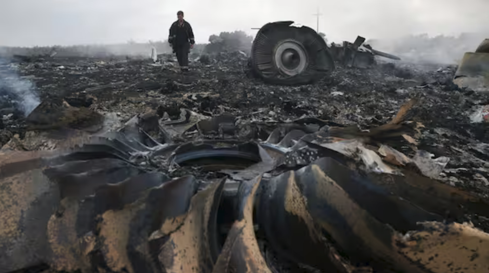 MH17 wreckage
